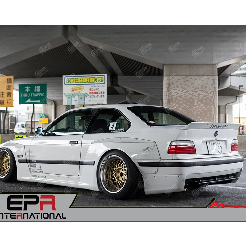 ФАП задний спойлер для BMW E46 RB Style сплиттер багажника с глянцевой отделкой