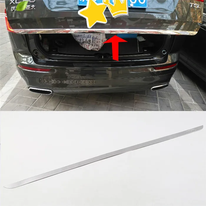 

For VOLVO XC60 2009-2021 High-quality stainless steel trunk door trim strip lower trim decorative protection car styling