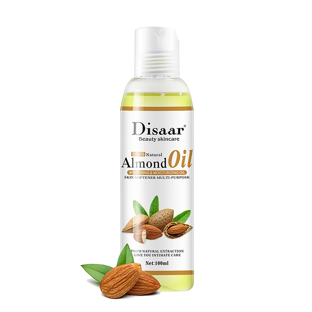 100ml Almond Oil Body Massage Brightening Moisturizing Firming Smoothing Improve Fine Lines Brightens Skin Tone Care |