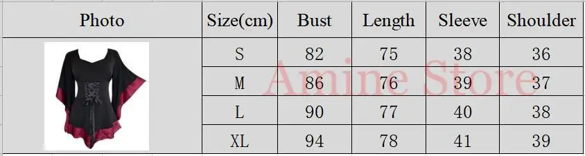 

Womens Tops Tunic Long Gothic Punk Hip Hop Clothes Ladies Blouse New Puls Size Black Costume