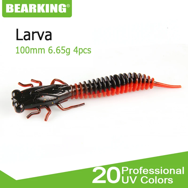 BEARKING 10 см 6 65 г 4 шт. мягкие приманки силиконовые Товары для рыбалки Морская