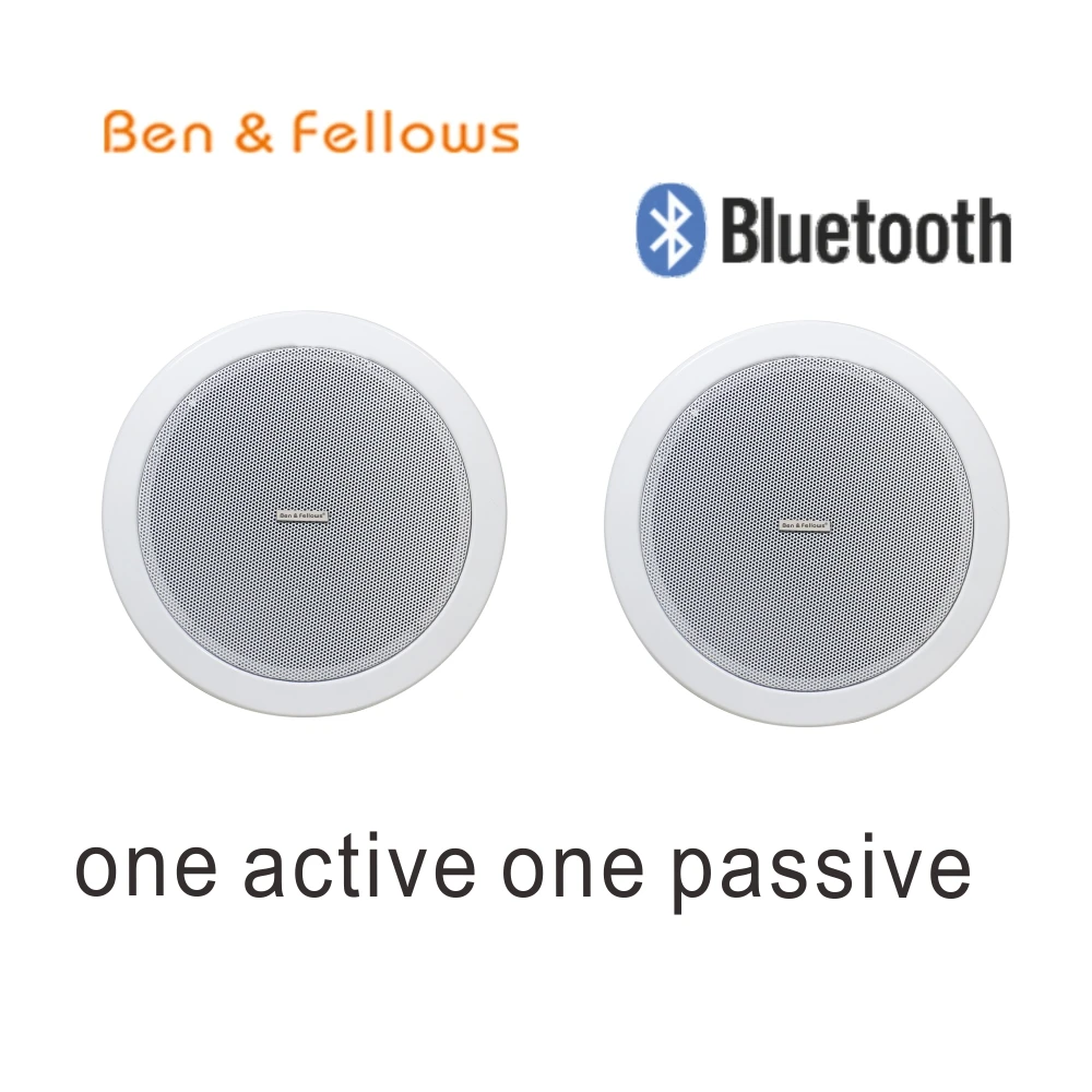 315104 Bluetooth потолочный динамик домашняя аудиоколонка s в паре 15 Вт 5 дюймов 8 Ом