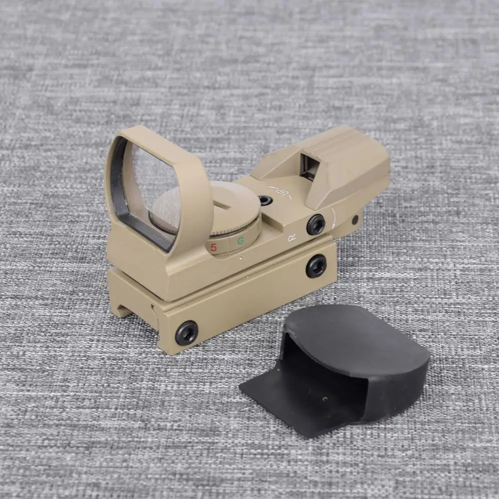 Охотничьи оптические прицелы красный зеленый точечный прицел с 4 сетчатыми
