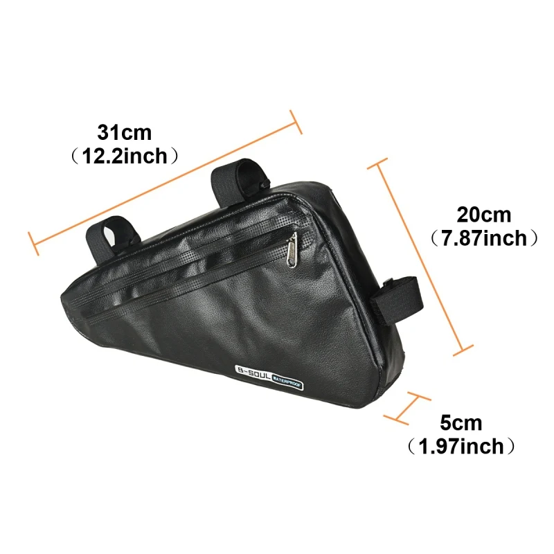 

Bike Bicycle Bag Rainproof Large Capacity MTB Road Frame Bag Triangle Pouch Waterproof Caulking Bag Storage Pannier Accessories
