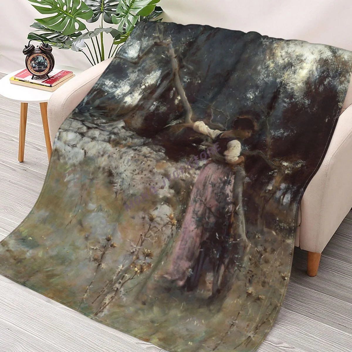 

A Capriote By John Singer Sargent, 1878 Throw Blanket Sherpa Blanket cover Bedding soft Blankets