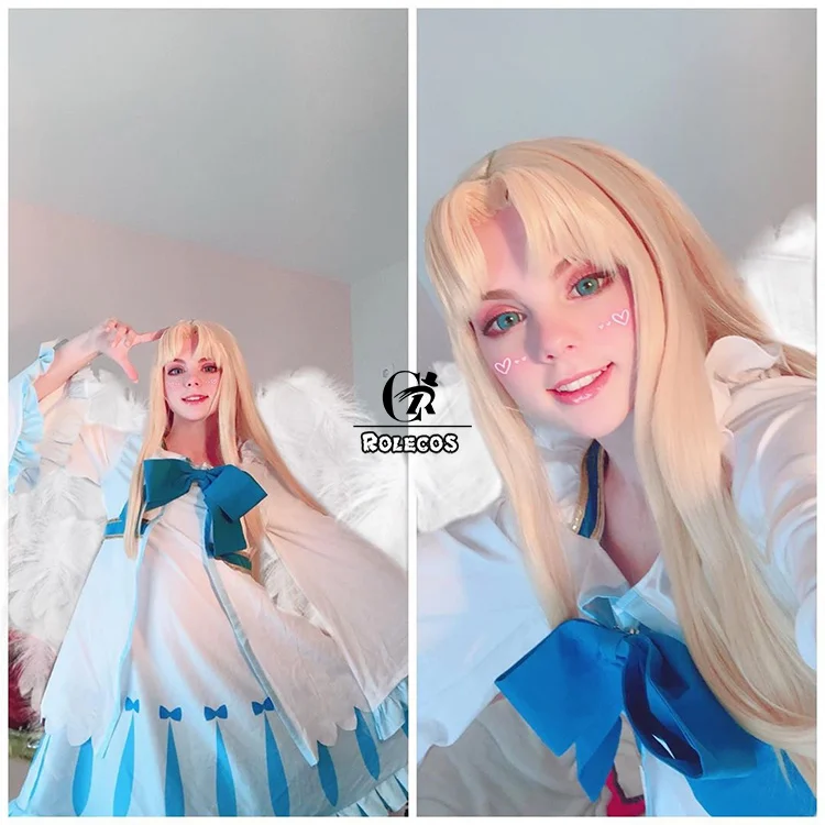 ROLECOS аниме Tate no Yuusha no Nariagari Косплей волосы Filo косплей длинные волосы восходящий щит герой желтые волосы головные уборы