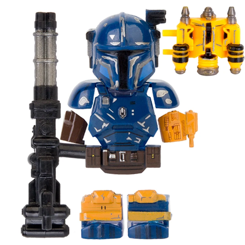 Экшн фигурки WM6091 кирпичи для детей серия фильмов Skywalk Palpatine мандалория Vizla