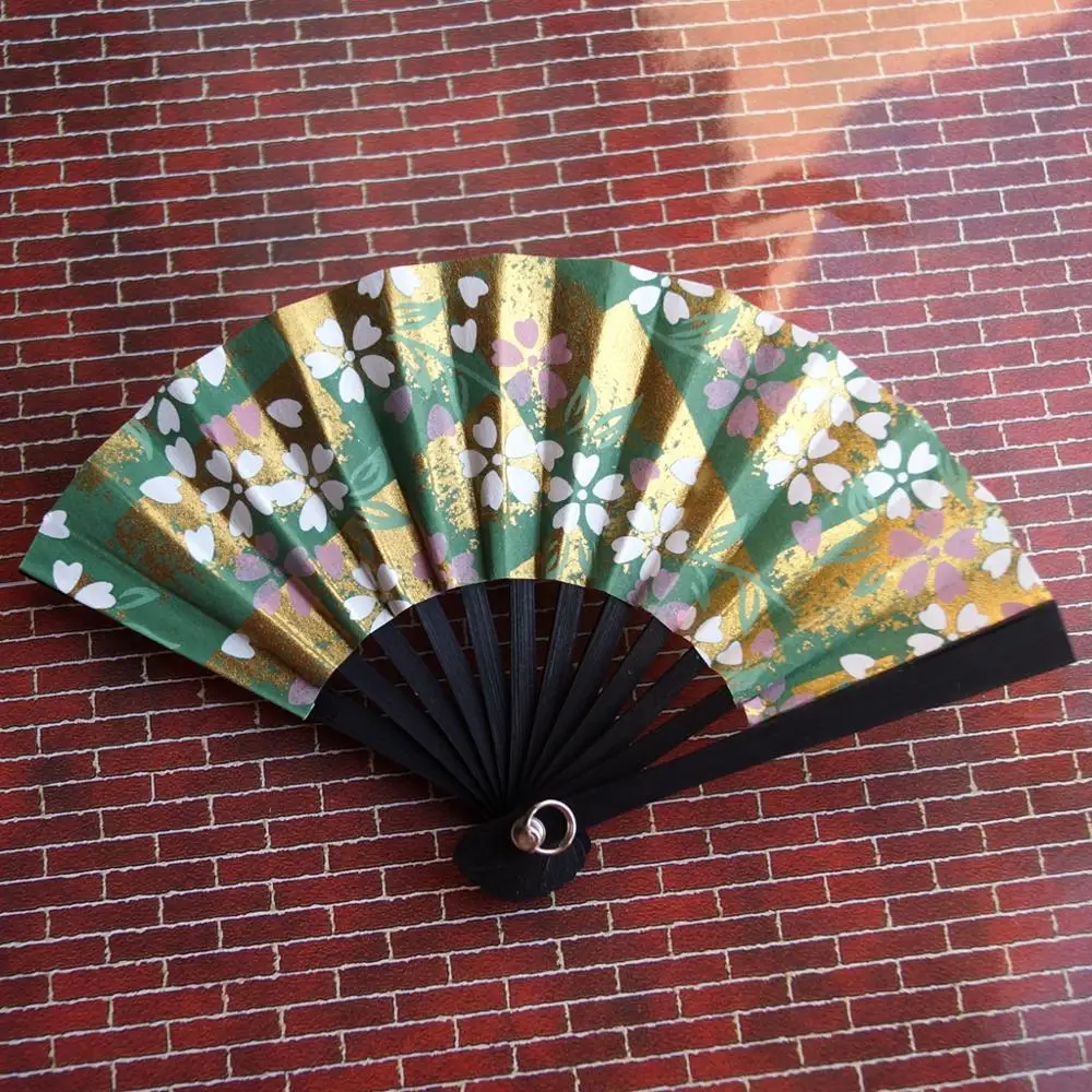 BJD кукла OOAK зеленая Сакура Floding Fan Япония Кимоно Стиль для 1/4 1" 44 см высокий BJD кукла MSD DK DZ AOD DD использование куклы