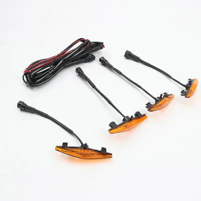 

4pcs Grille Led Amber Lights For Toyota 4Runner TRD Pro 2014 - 2019