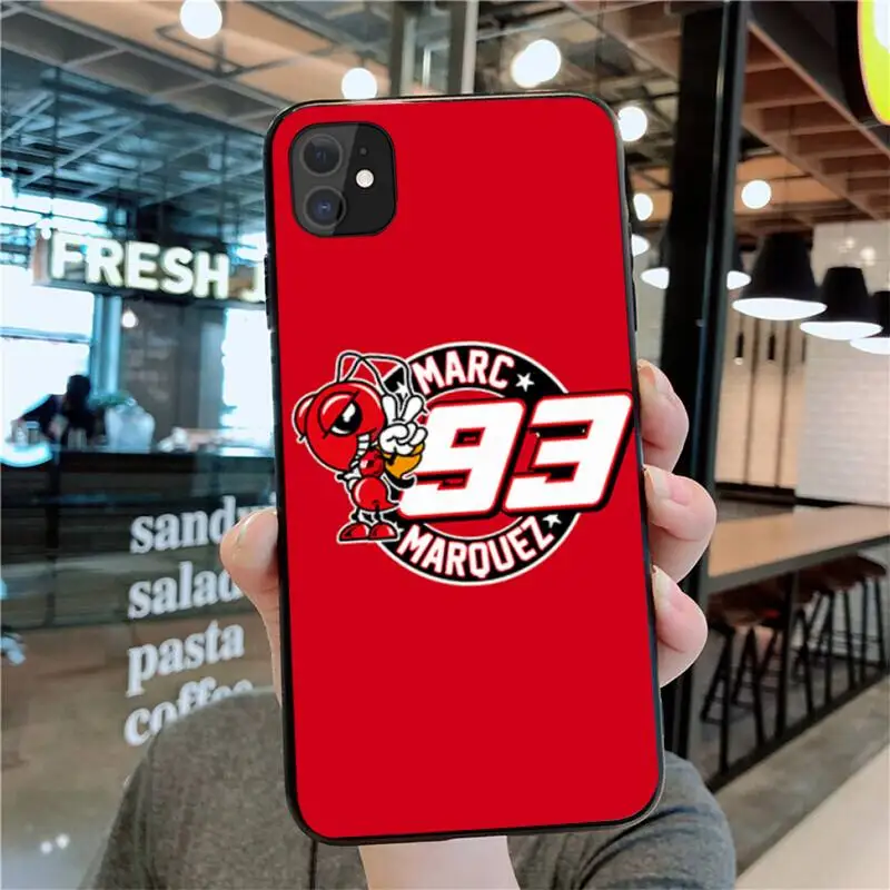 

MM marquez 93 Phone Case for iphone 12 pro max mini 11 pro XS MAX 8 7 6 6S Plus X 5S SE 2020 XR case