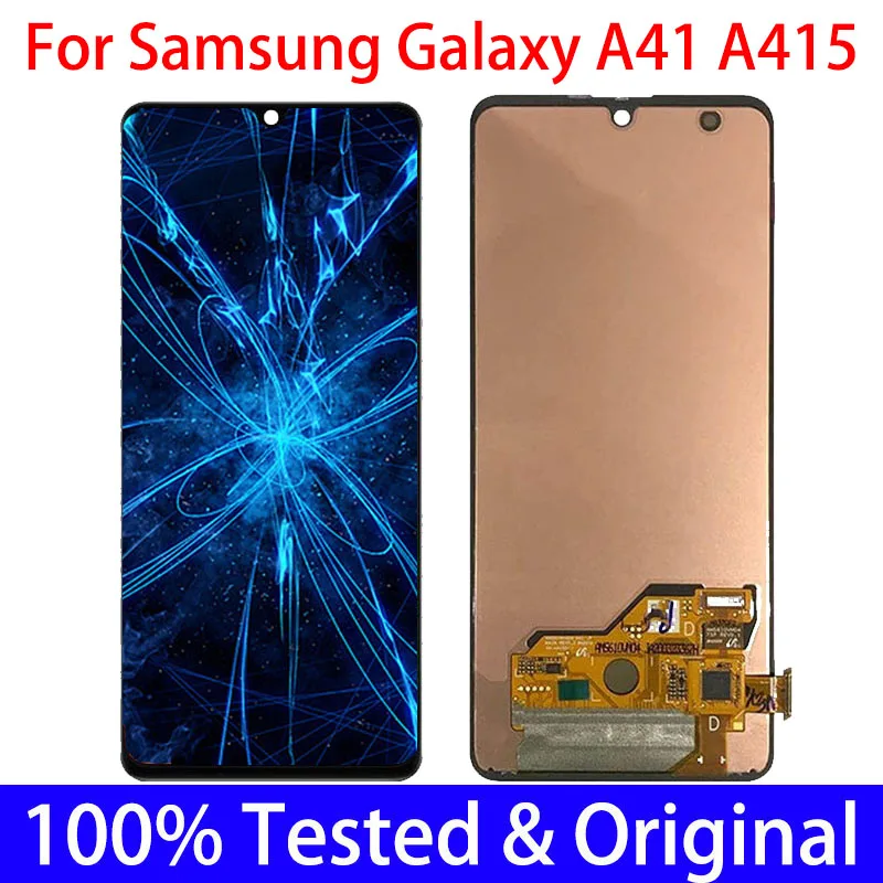 

Super amoled LCD For Samsung Galaxy A41 A415 Display Touch Screen Digitizer Assembly Replacement Parts SM-A415F SM-A415F/DS LCD