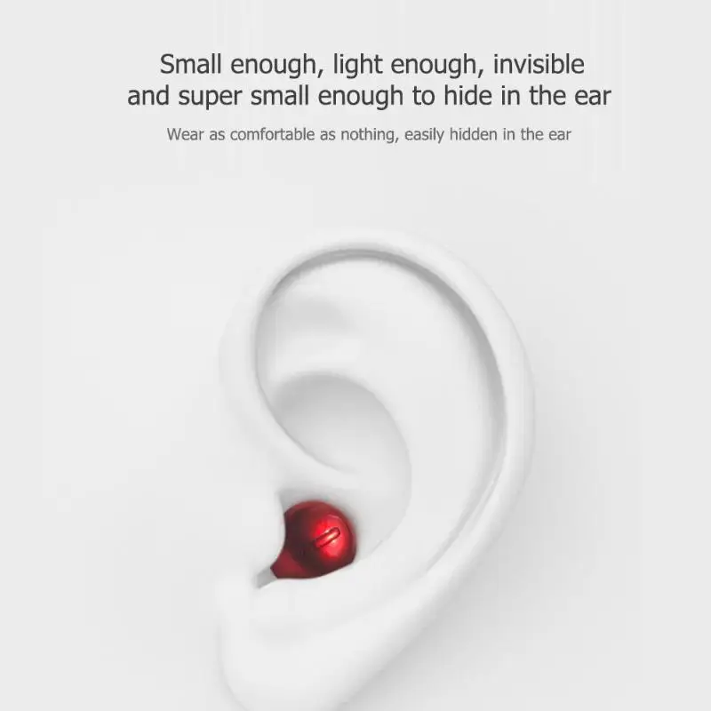 MRSVI мини X20 Беспроводной Bluetooth наушники с зарядный чехол стерео наушники спортивные Гарнитура для смартфонов