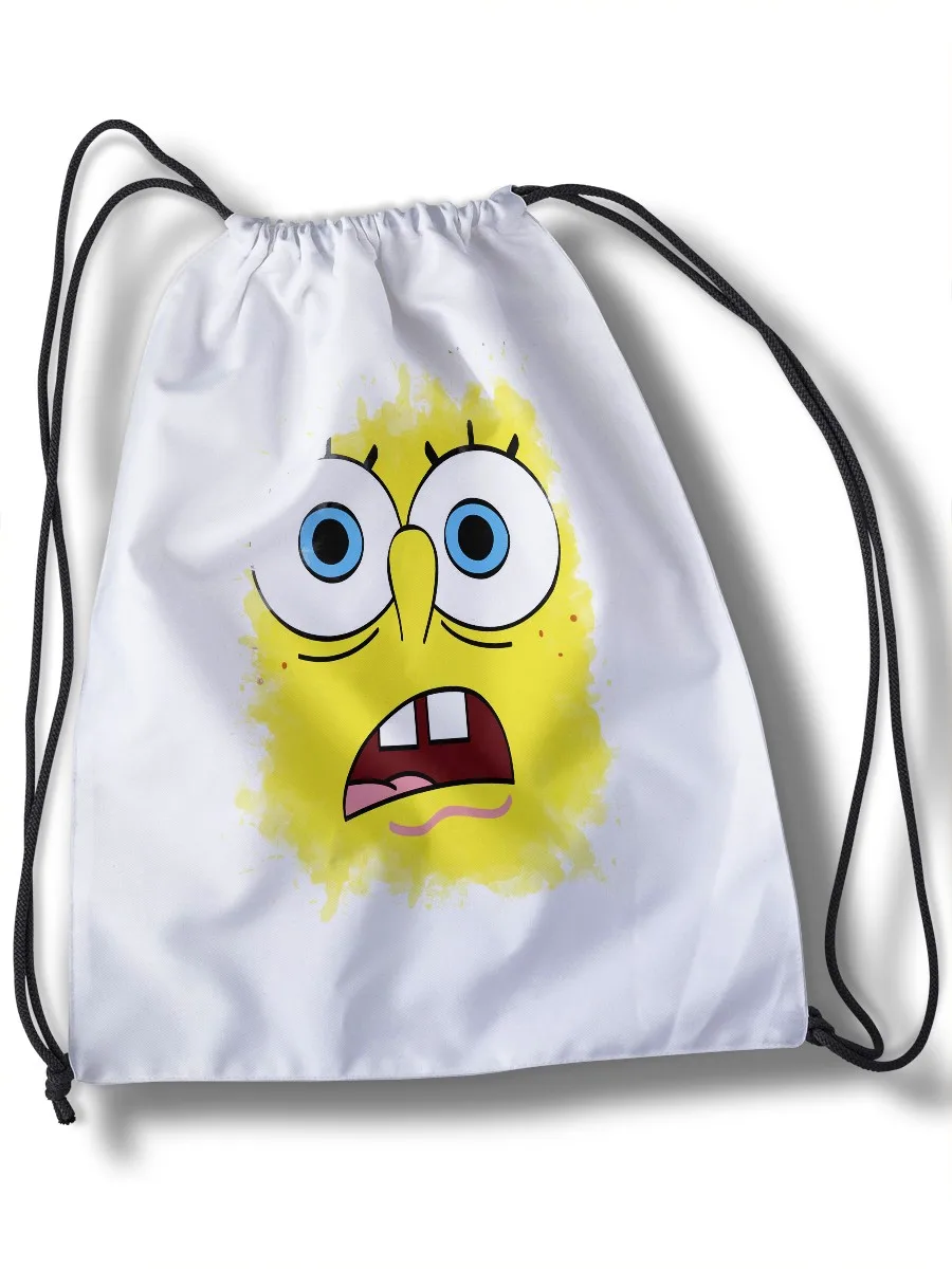 Мешок для сменной обуви Sponge Bob (Мультфильмы губка боб квадратные штаны) - 20130 | Дом и