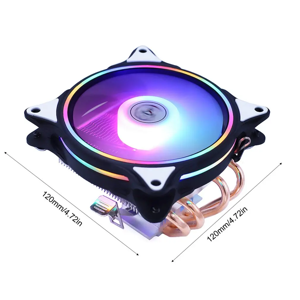 

4 Copper Tube Blow Down Pressure CPU Cooler Fan Mute Cooling Fan For Desktop Computer Case CPU Cooler Multiple Fan