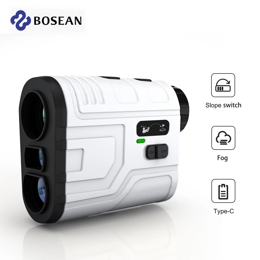 Дальномер для гольфа Bosean лазерный измеритель расстояния с отверстием и флагами |