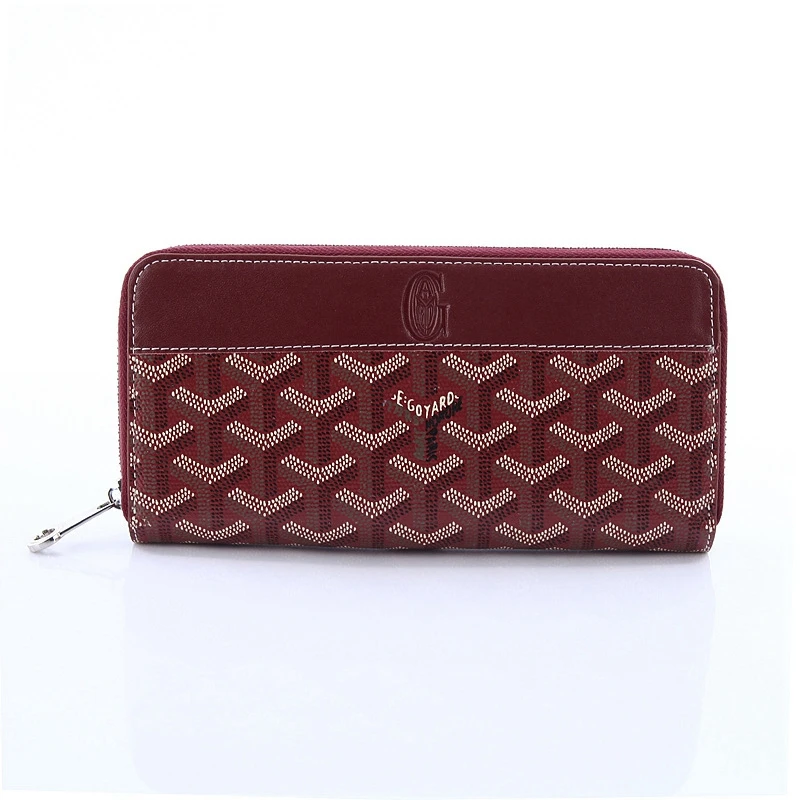 

2021 new style long zipper wallet, multi-functional men's and women's leather multi-card card holder wallet