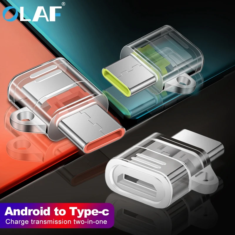 OLAF usb type C штекер для Micro USB Женский адаптер usb type-C поддержка OTG для Xiaomi Redmi Note 7 samsung S10 S9 huawei LG планшет