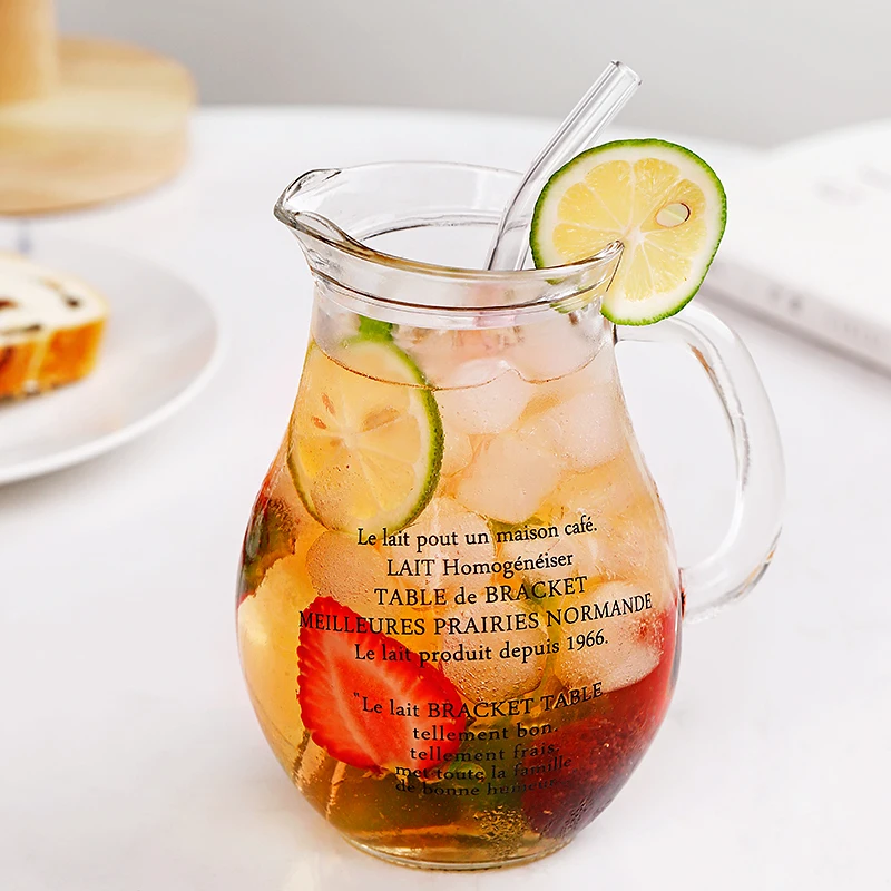 

600ml Novelty Letter Glass Mug Coffee Cup With Handle Couple Cups For Breakfast Milk Tea Juice Cold Drinkware Beer Photogragh