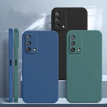 For OPPO Reno6 Lite Case Reno3 4 5 6 Lite Pro Plus SE Cover Shockproof Liquid Silicone TPU Phone Back Case For OPPO Reno6 Lite