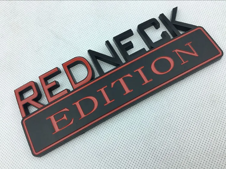 ABS пластиковые REDNECK EDITION автомобильные эмблемы значки-наклейки логотипы |