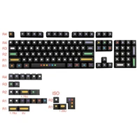 128 keysset dots keycaps cherry profile pbt key caps for mx switch mechanical keyboard dye sublimation key cap iso keys