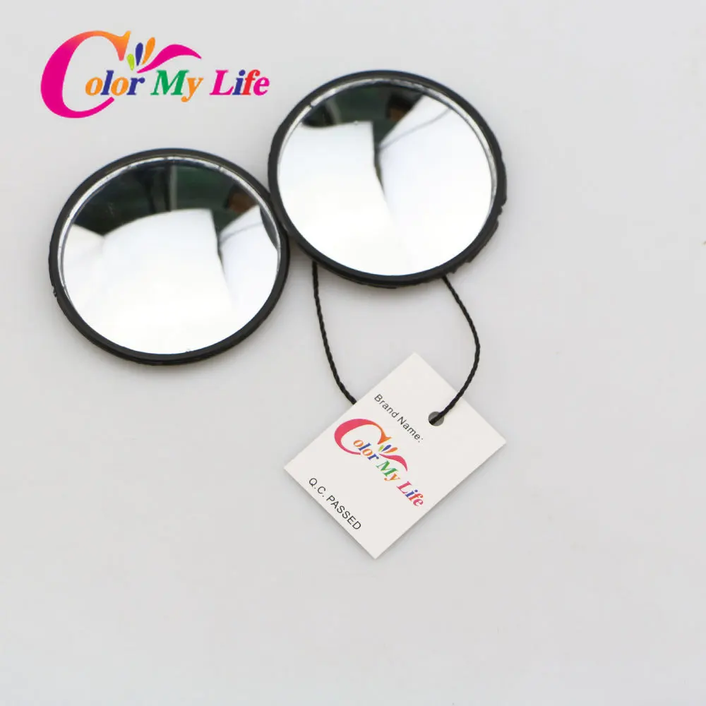 Автомобильная широкоугольная выпуклая наклейка на зеркало заднего вида для Kia Rio