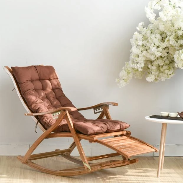 Кресло-качалка для взрослых кресло отдыха Сиеста дома балкона складное одно