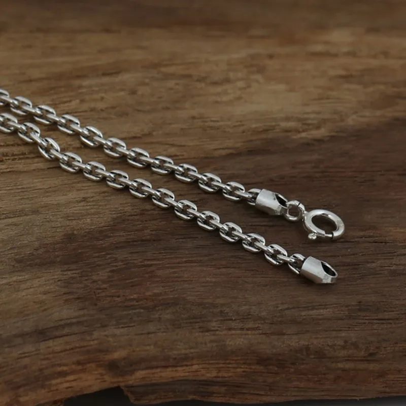 Модные ювелирные изделия BOCAI 2021 из стерлингового серебра 100% пробы 3 мм в стиле