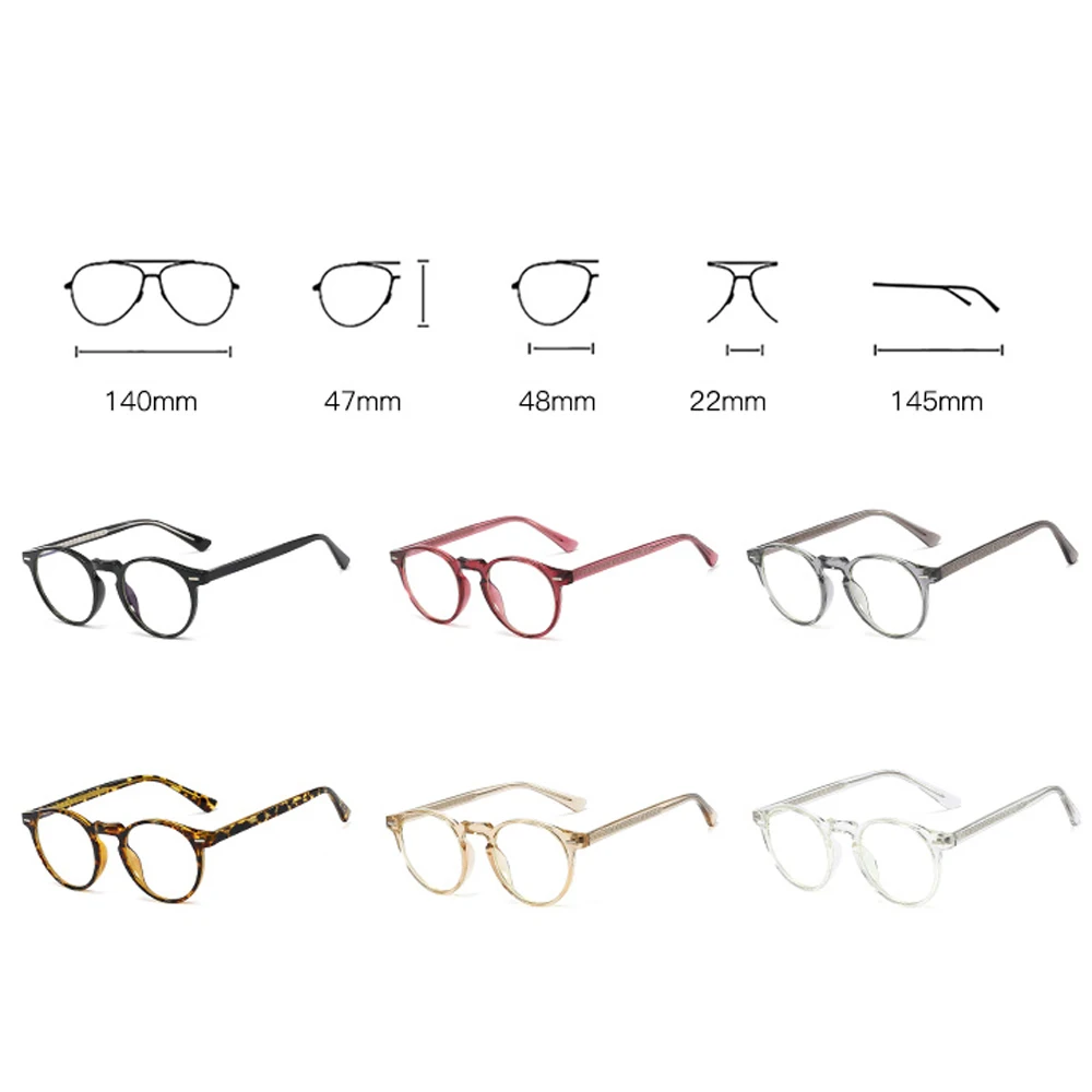 

Peekaboo tr90 round glasses frame for men fashion clear lens computer blue light blocking glasses women optical uv400 unisex
