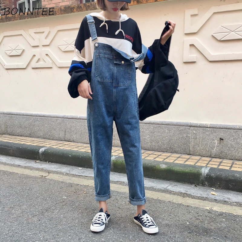 Комбинезоны женские на одной кнопке элегантные в Корейском стиле