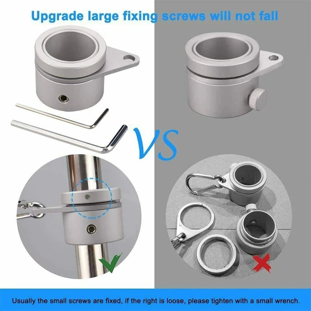 Алюминиевые флажок из алюминиевого сплава кольца крепежные для флагштока с