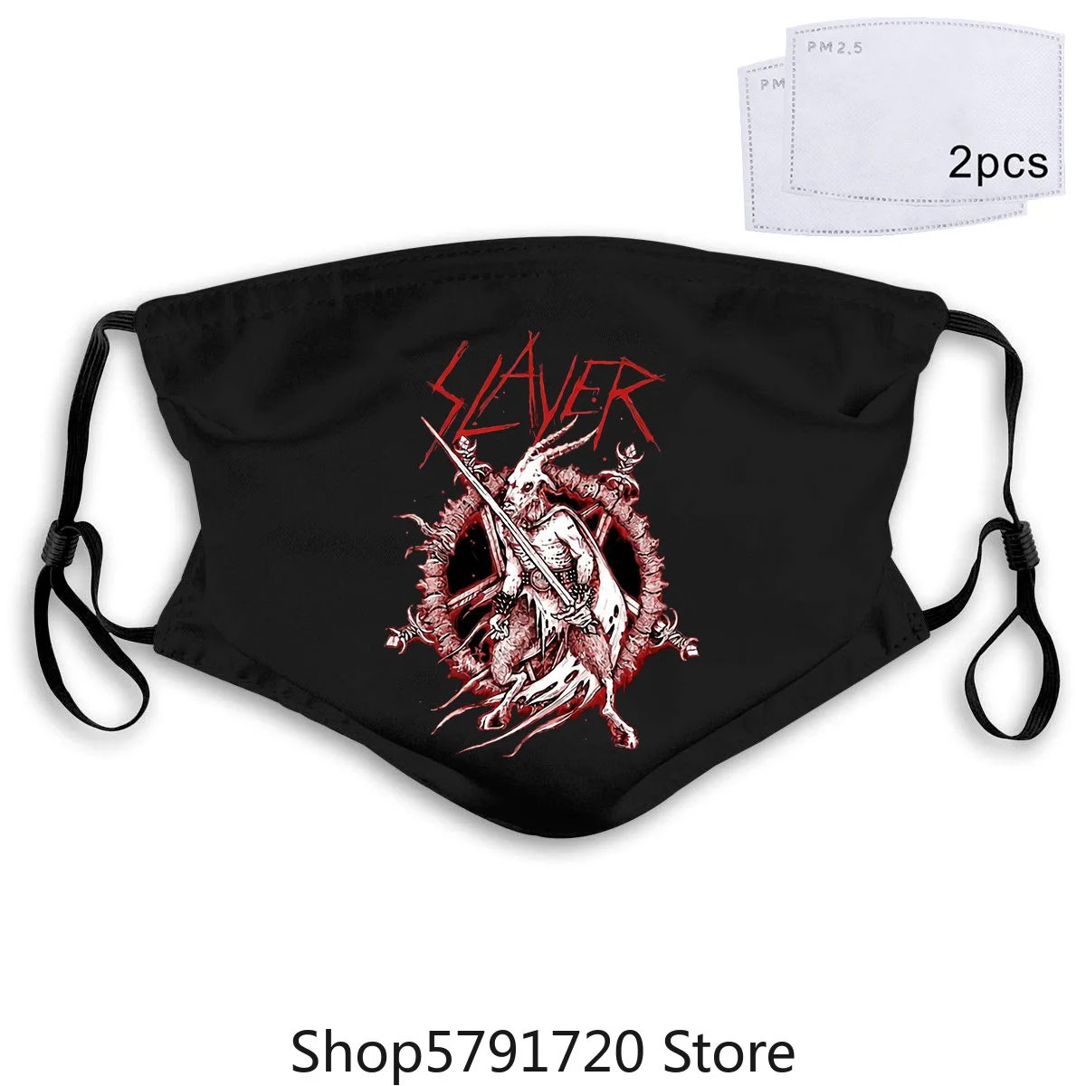 Slayer Poster V2 T маска черный мусор тяжелый металл все размеры S5Xl PM2.5|Мужские