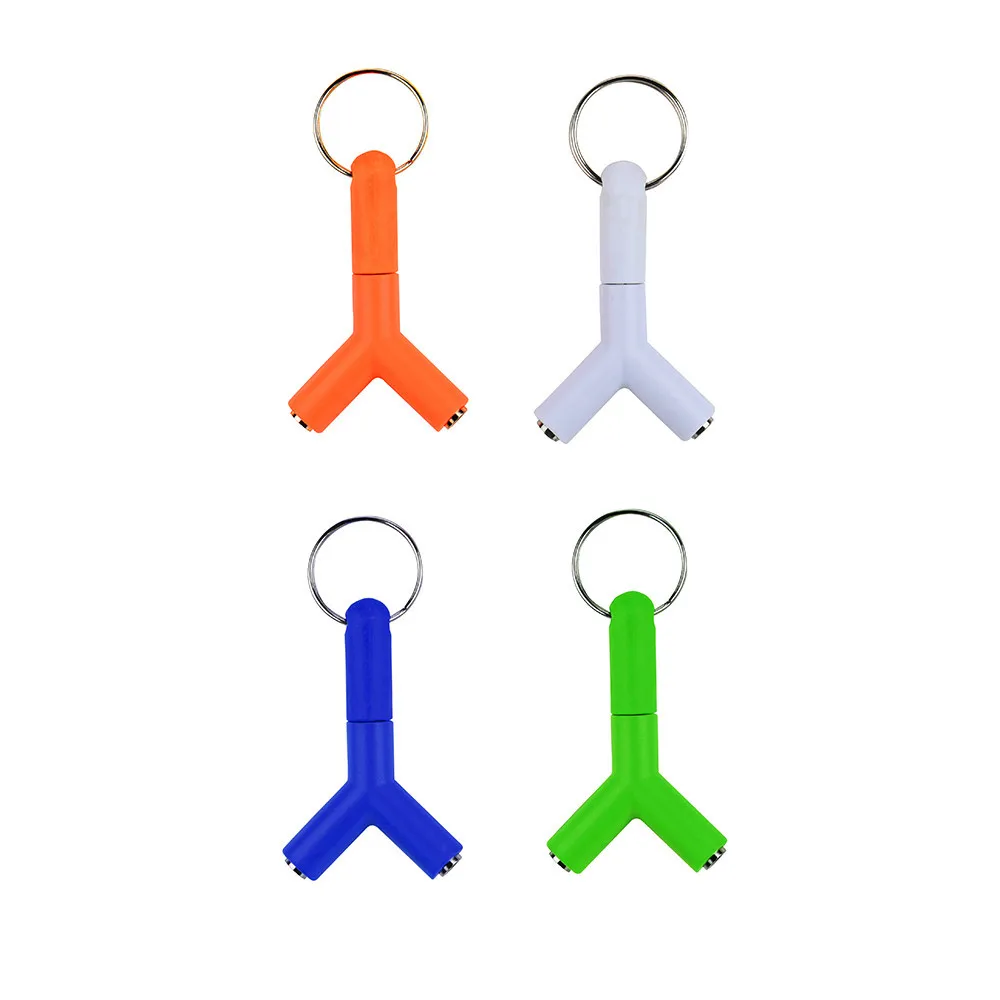 Аудио-разветвитель с Y-образным штекером на 2 гнезда M/F 3 5 мм адаптер для