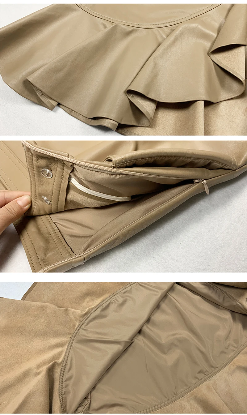 Винтажная юбка RYS9354 в французском стиле с оборками и асимметричным подолом