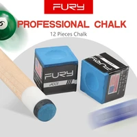 fury billiards pool cue chalk 12pcs snookerbilliard blue oily supplies professional billar chalk non stick billiar accessories