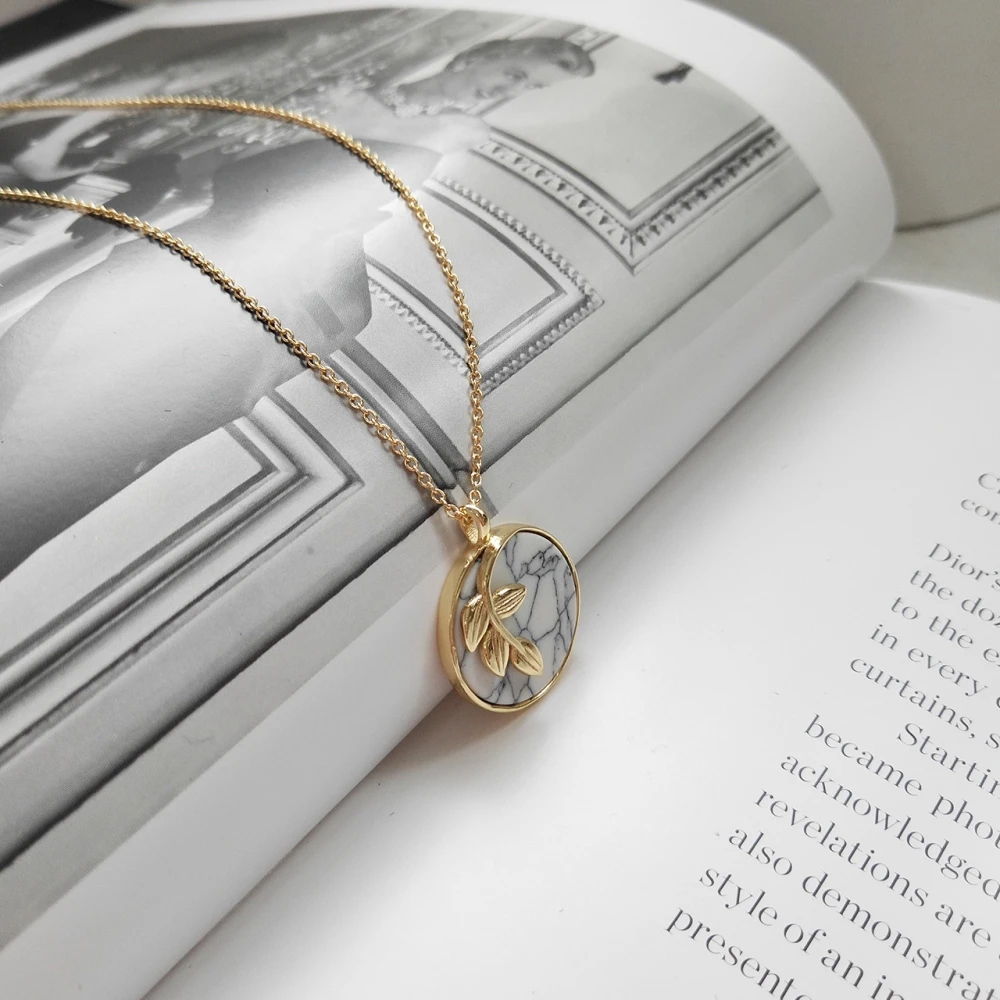 Женская круглая подвеска из серебра 925 пробы исцеляющая Чара с листочками дерева