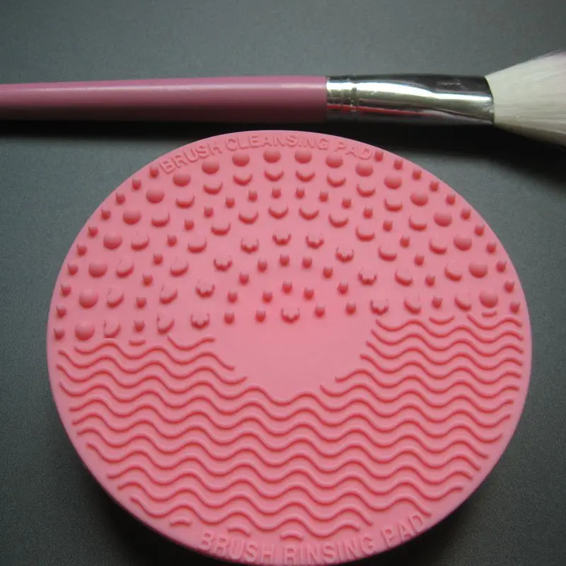 Силиконовая Кисть для макияжа Очищающая накладка Палитра кистей очищающий