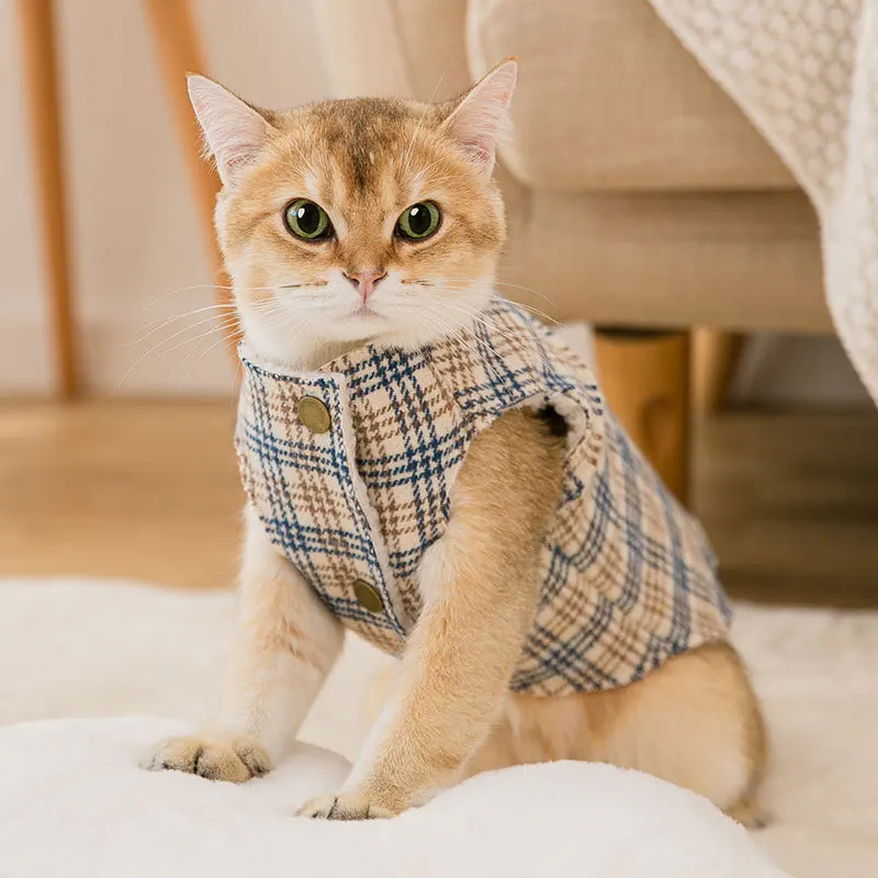

Cotton Cute Dog Clothes For Small Medium Dogs Cartoon Print Vest Jacket Coat Jumpsuit Chihuahua Puppy