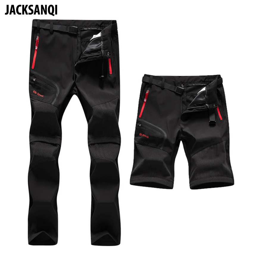 JACKSANQI Hot Summer Men's 6XL Hiking Outdoor Sports Trekking Fishing Camping Climbing Trousers Plus Size Oversized Pants RA355