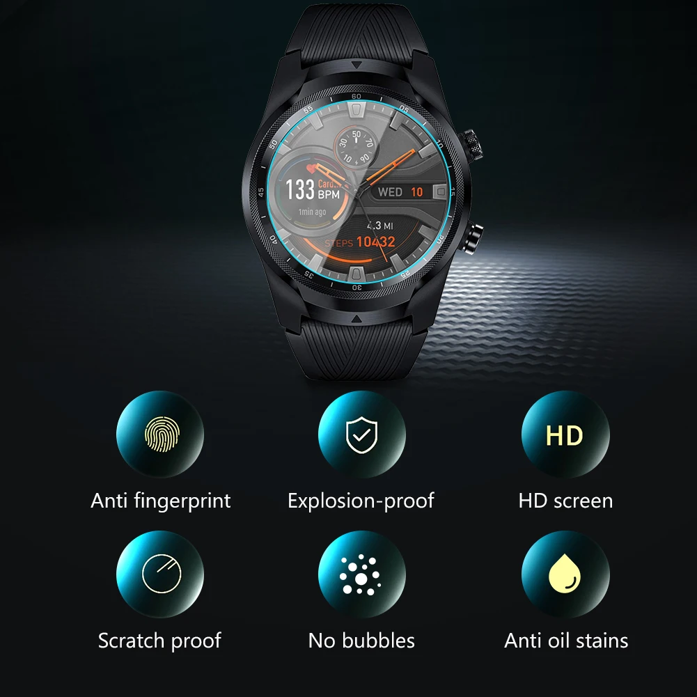 Защитное стекло для смарт-часов TicWatch E C2 E2 S2 Pro 1/3 шт. в упаковке | Электроника