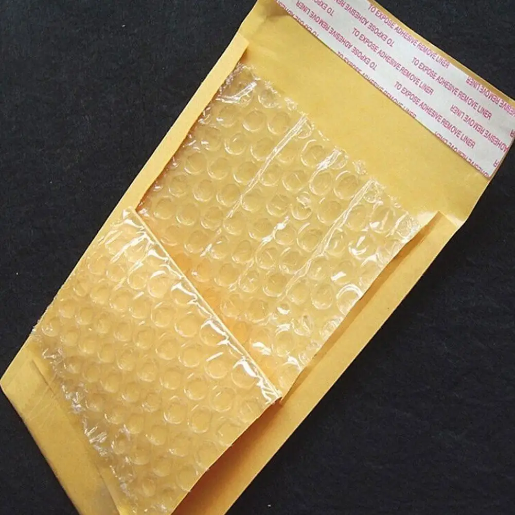 

10 Pcs/lot Bubble Mailers Padded Envelopes Packaging Bags Bags Envelope Mailing Bubble Kraft Shipping D8A9