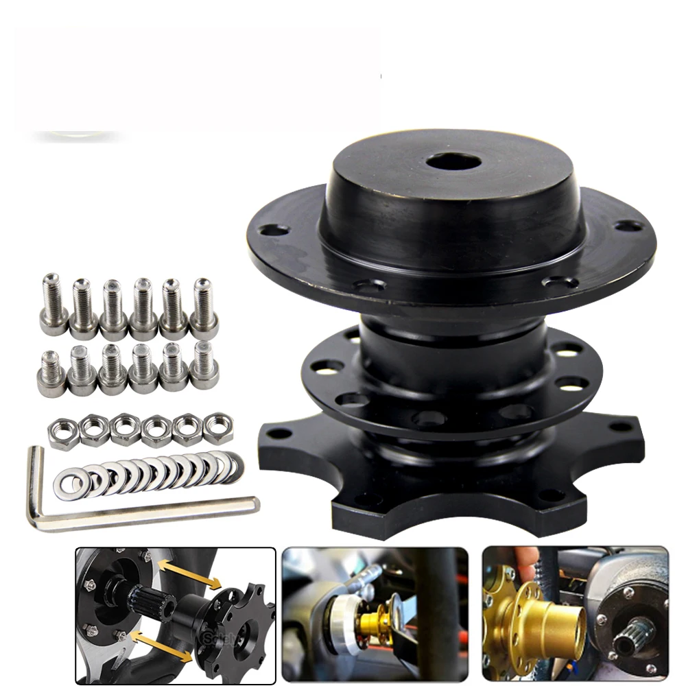 Universal Steering Wheel Quick Release Hub Boss Kit Adapter For 6 hole | Автомобили и мотоциклы