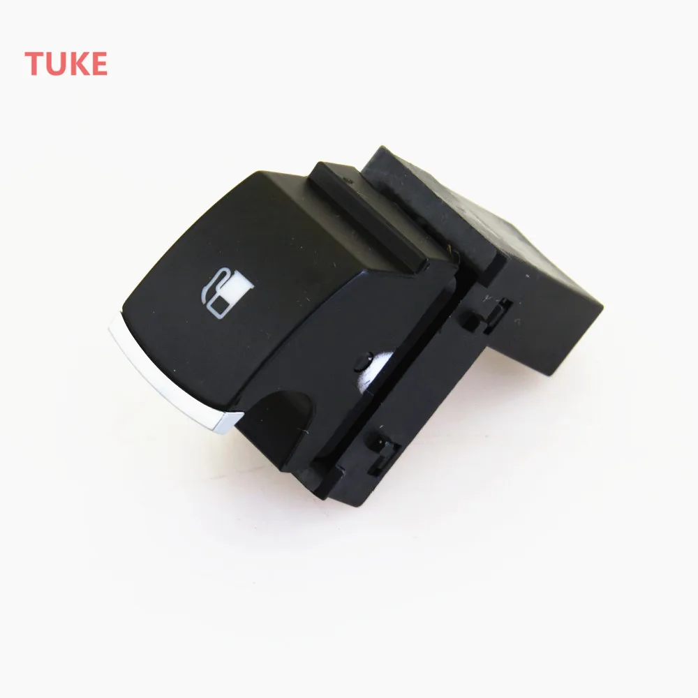 Хромированная кнопка переключения двери топливного бака RWSYPL для Golf Plus MK5 Touran Rabbit