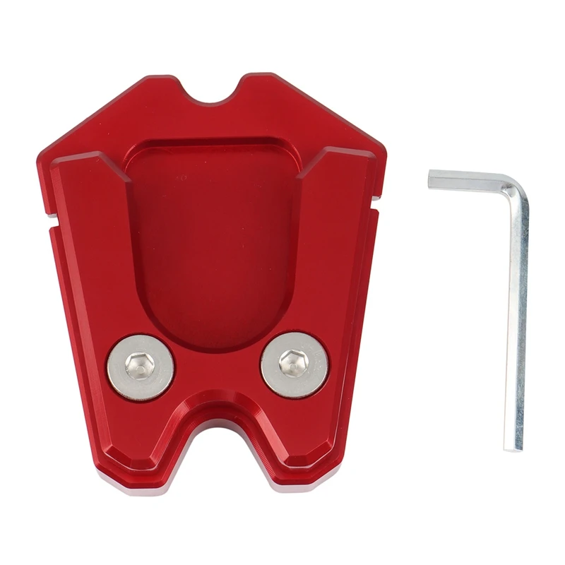 

Motorcycle Kickstand Extension Plate Foot Side Stand Enlarge Pad for Vespa GTS GTV 3Vie