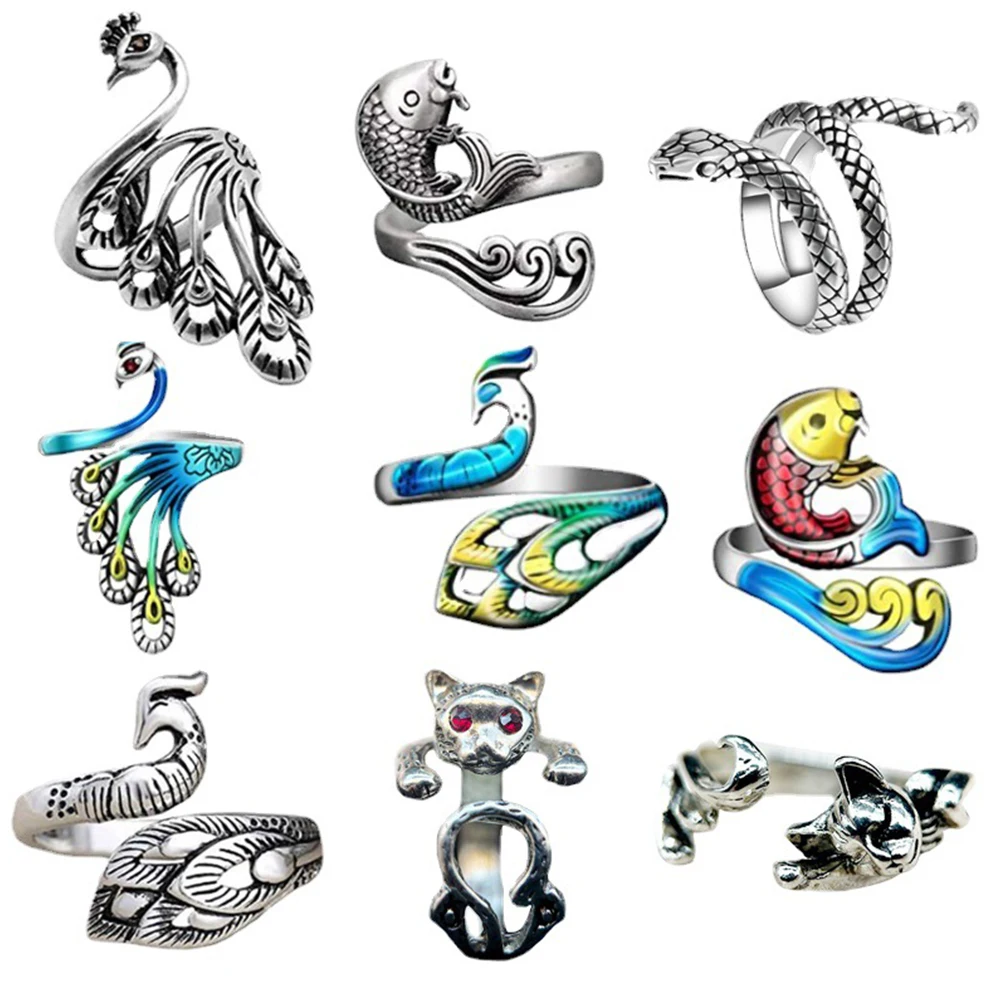 1 шт. Регулируемая вязальная петля винтажный вязальный крючок в форме павлина