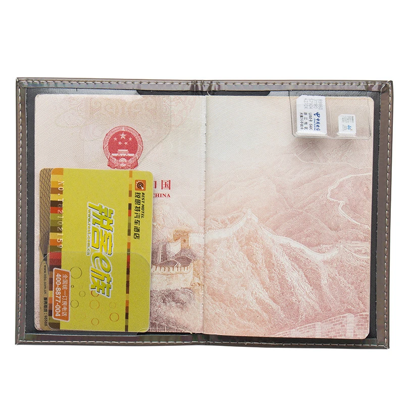 Fashion Laser Russia Passport Covers Holder Women Men PU Leather ID Bank Card Travel Accessories RFID Business Wallet Case | Багаж и сумки