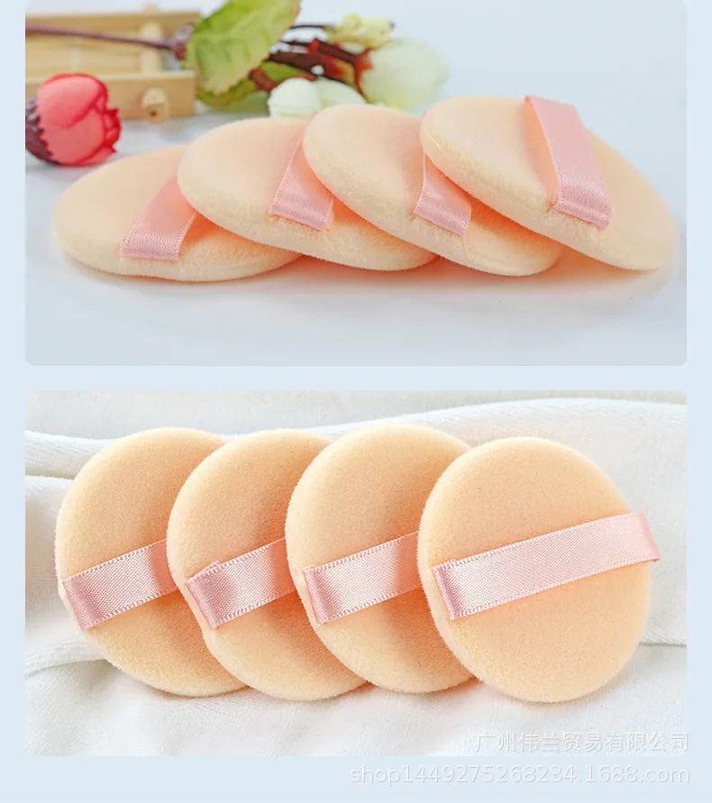 Спонж для пудры макияжа 1 шт. женщин лица тела красоты гладкого косметическая