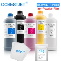 1000ml5 dtf ink kit pet film transfer ink for direct transfer film printer for dtf printing pet film printing and transfer
