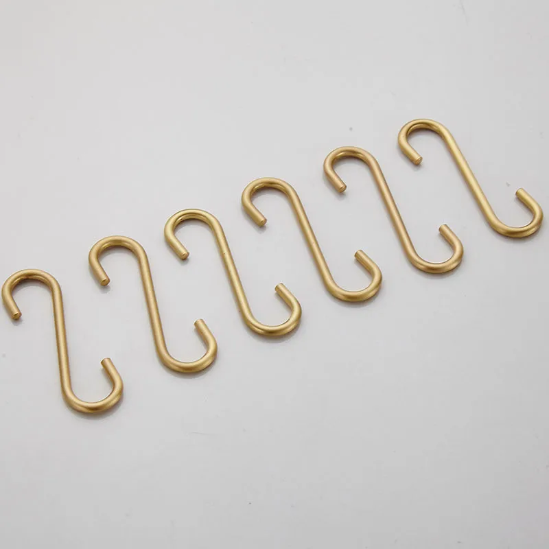 Латунный настенный крючок вешалка для ванной комнаты крючки одежды пальто