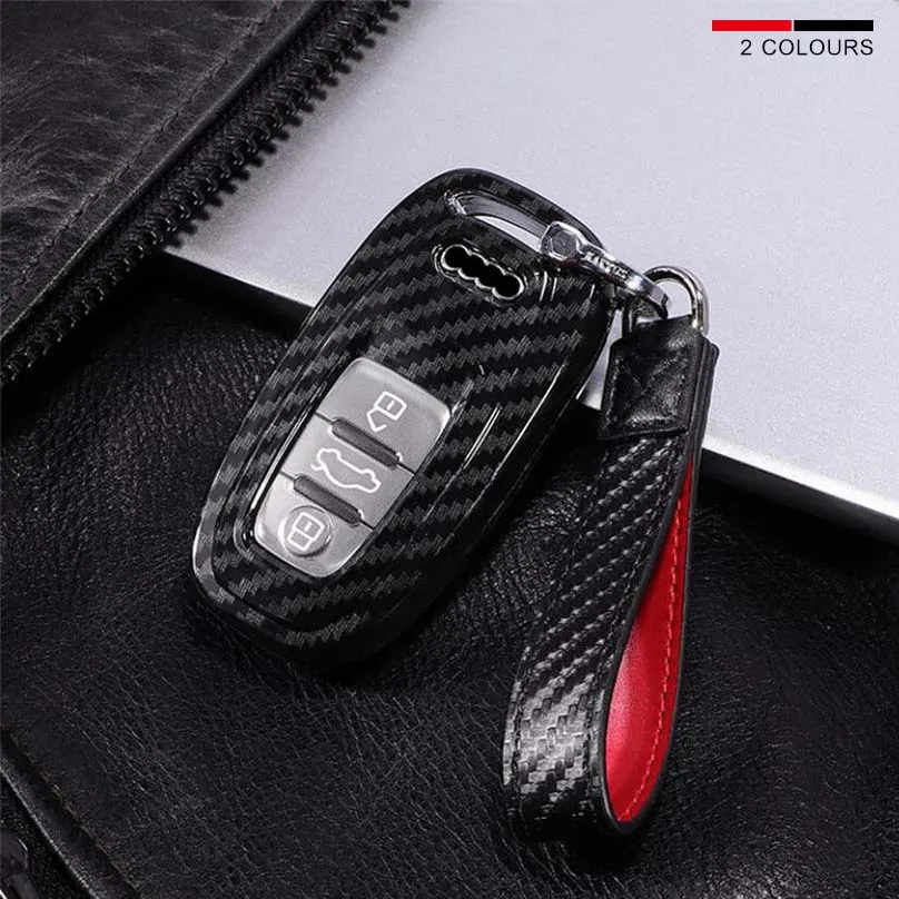 Чехол для ключей высокого качества чехол из поликарбоната и ТПУ Audi A1 A3 A4 A5 A6 A4L A6L Q3